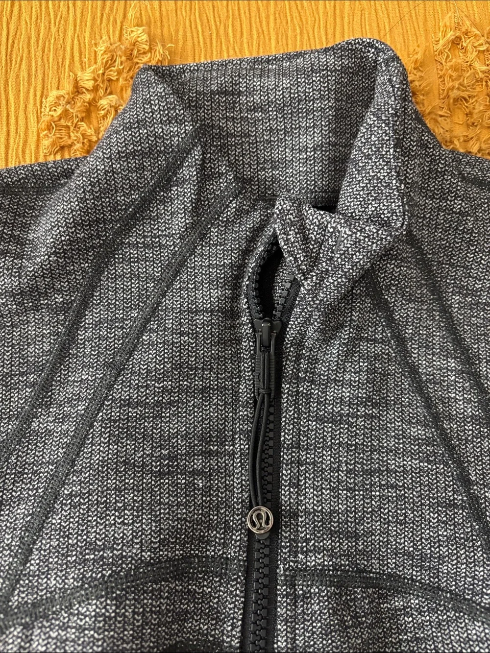 lululemon athletica Heathered Charcoal Zip-Up Utility Jacket
